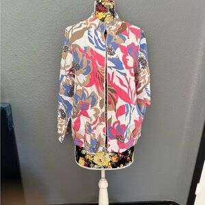 Susan Graver weekend light weight zip up jacket